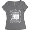 vintage made in 1959 perfectly aged a living legend Women's Triblend Scoop T-shirt