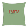 santa i'm a big fun Throw Pillow