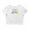 pizza debate Crop Top