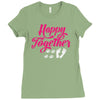 happy together Ladies Fitted T-Shirt