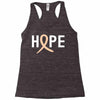 Hope Uterine Cancer Awareness Racerback Tank