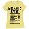 mechanic labour rates Ladies Fitted T-Shirt