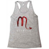 galaxy scorpio logo Racerback Tank