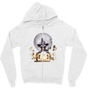 witch cat night Zipper Hoodie