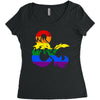 dungeons and dragons lgbtq Women's Triblend Scoop T-shirt
