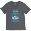 The Best Papa Was Born In April V-Neck Tee