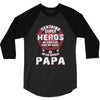 papa heros 3/4 Sleeve Shirt