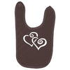 hearts sticker vinyl decal Baby Bibs