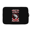 Funny fishing Laptop sleeve