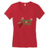 snowy days Women's V-Neck T-Shirt