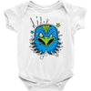 oiseau en colere Baby Onesie