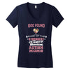 god found autism moms Women's V-Neck T-Shirt