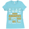 Born Arquarius Multitasking Problem Solving Tees Ladies Fitted T-Shirt