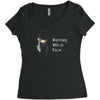 resting witch face Women's Triblend Scoop T-shirt