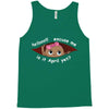 April Peeking Out Baby Girl Tank Top