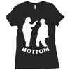 bottom eye poke Ladies Fitted T-Shirt