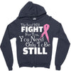 the lord will fight for you, you need only to be still Zipper Hoodie