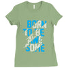 BORN TO BE AWESOME Ladies Fitted T-Shirt