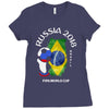 brazil national team youth 2018 fifa world cup Ladies Fitted T-Shirt