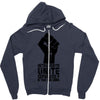 introverts unite separately in your own homes Zipper Hoodie