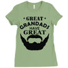 mens grandads bearded Ladies Fitted T-Shirt