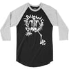 a skeleton crawling 3/4 Sleeve Shirt