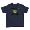 world's best sister with flowers Youth Tee