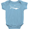 hai haie selachii shark der wei&szlig;e hai jaws neu Baby Onesie
