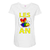 gay pride parade lgbt lesbian gay bi trans queer pan light Maternity Scoop Neck T-shirt