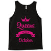 queens are born in october Tank Top