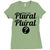 what's the plural of plural Ladies Fitted T-Shirt