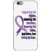 supporting the fighter, admiring the survivors, honoring the taken iPhone 6/6s Case