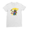 assemble! (yellow outline) Ladies Fitted T-Shirt