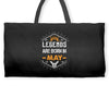 Legends Are Born In May Weekender Totes