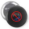 no drama Pin-back button