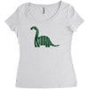 fontasaurus Women's Triblend Scoop T-shirt