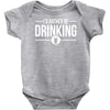 i'd rather be drinking Baby Onesie
