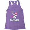 Born Unicorns-Born December Racerback Tank