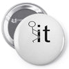 funny sweat Pin-back button