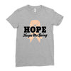 Hope Keeps Me Going Ladies Fitted T-Shirt