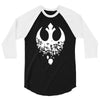 fractured rebellion 3/4 Sleeve Shirt