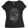 undoomed freedom Women's Triblend Scoop T-shirt