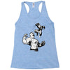 wolverine vs hulk Racerback Tank