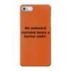 awkward morning funny t shirt sex humor college s 3xl iPhone 7 Case