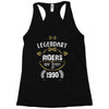 legendary riders are born in 1990 Racerback Tank