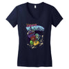 attack of the momonsters Women's V-Neck T-Shirt