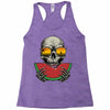 watermelon skull Racerback Tank