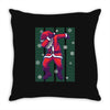 santa claus dabbing Throw Pillow