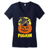 pugkin Women's V-Neck T-Shirt