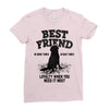 Best Friend Golden Ladies Fitted T-Shirt